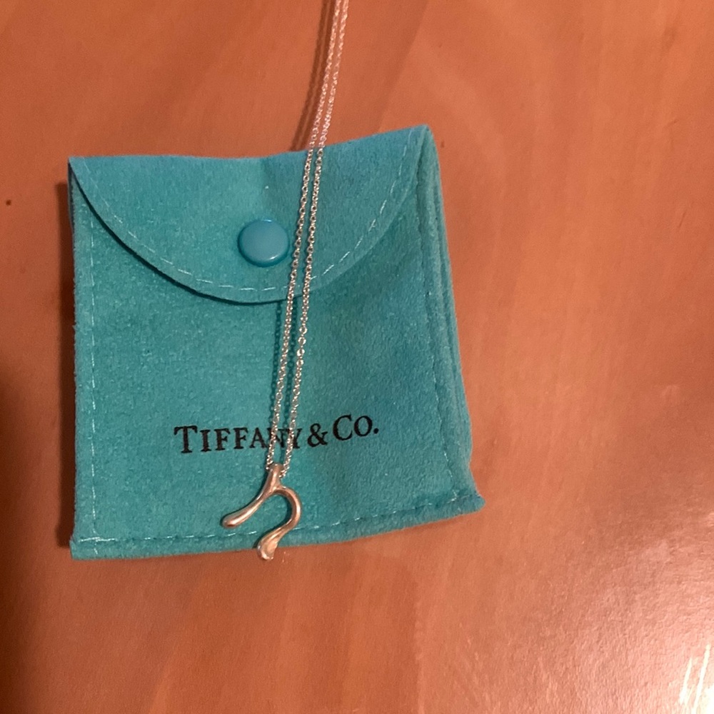 COPY - TIFFANY AND CO LOWERCASE N NECKLACE STERLING SILVER IN ORIGINAL PACKAGING